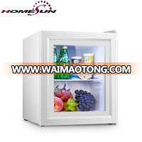 Modern home room no noise glass door electronic mini bar cabinet mini bar freezer