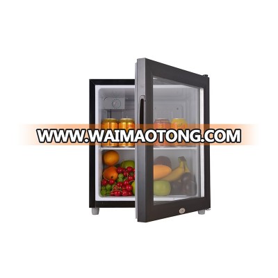 good quality portable display glass door mini refrigerator