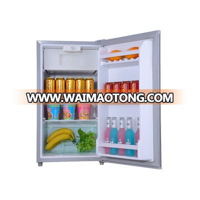 national 83L 12V solar power table top cold drink hotel mini fridge refrigerator with a freezer compartment