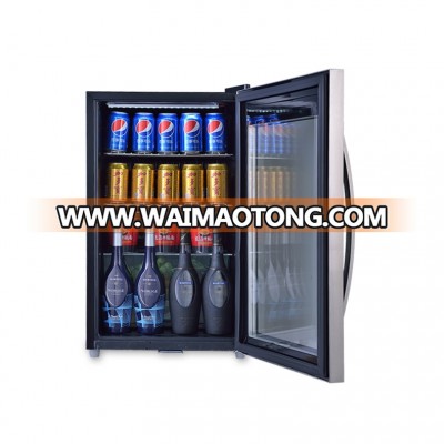 75l commerical display glass door wine fridge